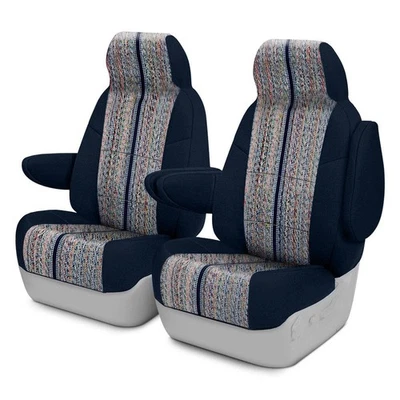 For Volvo V70 01-04 Saddle Blanket 1st Row Dark Blue Custom Seat Covers Foto 1 de 4