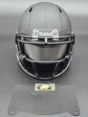 Mini visera de casco gris mate personalizada (estilo flexible delgado) **Ver descripción** Foto 1 de 4