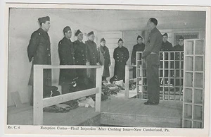 New Cumberland PA Reception Center Military Postcard - Picture 1 of 2
