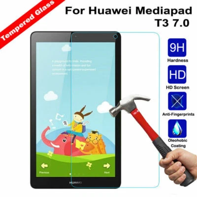 2Pcs Huawei Mediapad M3 Lite 10.1 T3 M5 M6 Tempered Glass Screen Protector Cover - Image 1 of 4
