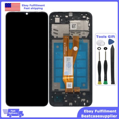 Pantalla LCD Para Samsung Galaxy A03 Core A032F A032M Digitalizador Táctil con Marco Foto 1 de 4