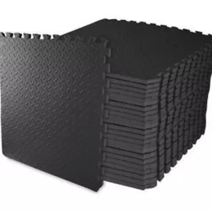 12 pz (30x30 cm) tappetini protezione sportiva palestra yoga fitness antiscivolo giunti - Foto 1 di 10