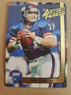 1991 Action Packed Phil Simms New York Giants #188 - Image 1 of 2