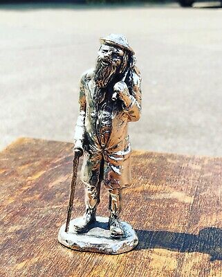 Silver Plate Figure. Homeless, Highly Detailed Figure. • 75£