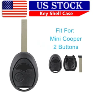 For 2002 2003 2004 2005 BMW Mini Cooper S R50 R53 Remote Key Fob Case Cover 2B - Picture 1 of 8