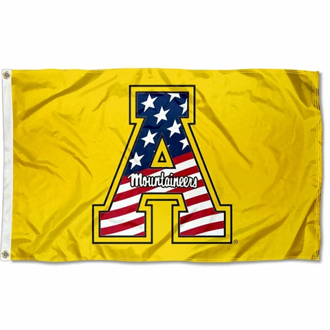 Appalachian State Mountaineers USA Colors Flag Large 3x5 Cover
