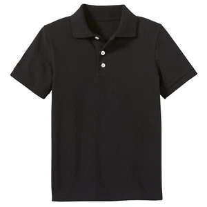 Boys School Uniform Short Sleeve Polos Shirts Color - Sizes 4-20 Cotton Blend - Picture 1 of 16