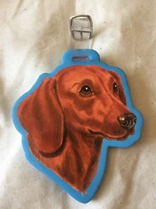 Dashund Luggage Tag Travel Sable Short Hair By Westport New - Picture 1 of 9