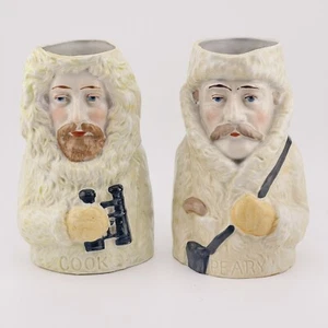 Explorer Lot 2 FREDERICK COOK & ROBERT PEARY Porzellan Kanne Becher GERMANY DEPOSE - Bild 1 von 21