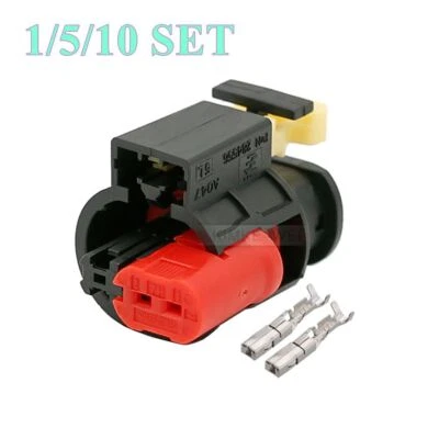 2 Pin TE Automotive VVT Solenoid Plug Connector Socket For Buick Chevrolet Cruze - Image 1 of 2