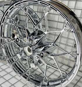 HARLEY PRODIGY FRONT TOURING CHROME WHEELS 2020-23 ROAD GLIDE OEM MAG EXCHANGE