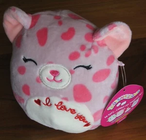 2020 Valentines Day Squishmallows Plush Pink Leopard Lorie New w/Tag Free Ship! - Picture 1 of 7