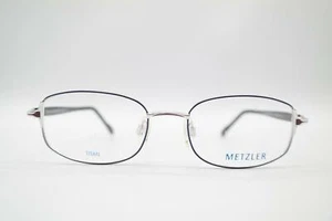 Metzler 1707 263 Titan Silber Schwarz oval Brille Brillengestell eyeglasses Neu - Bild 1 von 6