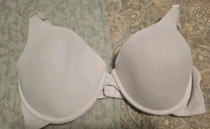 No Boundaries T-shirt Bra 34D White Underwire Padded Full Coverage - Picture 1 of 3