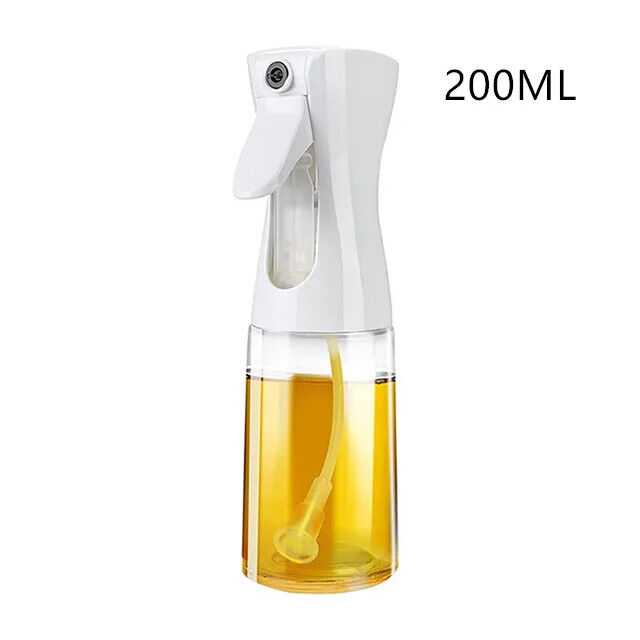 Botella de aceite de vidrio dispensador de aceite de oliva, dispensador de  medición de vinagre de aceite de cocina con boquilla para cocina y barbacoa