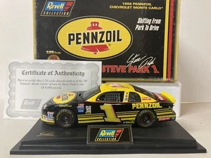 1998 Revell NASCAR #1 Steve Park PENNZOIL Monte Carlo 1:24 Diecast Stock Car - Picture 1 of 2