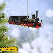 Locomotive Train Christmas Ornament, Railroader Christmas Ornament, Locomotive
