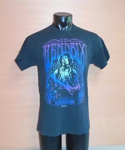 Jimi Hendrix Winterland 1968 Hard Rock Black Zion T-Shirt Men's Size Medium - Picture 1 of 4