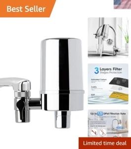 Durable Faucet-Mounted Water Filter with 500 Gallons Long Life for Home & RV - Picture 1 of 11