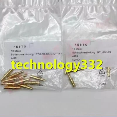 10PCS NEW FESTO Festo tube connector  RTU-PK-3/4 4499  #LM - Image 1 of 2