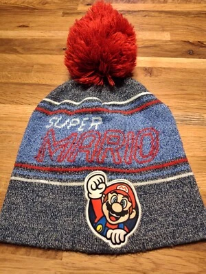 SOMBRERO SUPER MARIO GORRO/TOBOGGAN POM POM 2022 NINTENDO FS! Foto 1 de 4