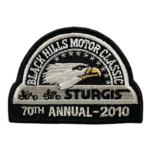 Sturgis South Dakota Chapter Black Hills 70th 2010 Harley Rally Vest Patch - Picture 1 of 3