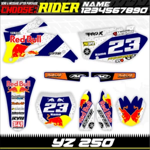 Compatible Yamaha YZ 250F 450F 2006-2009 Graphics Decals kit Stickers YY-RP - Foto 1 di 2