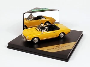 Vitesse Fiat 124 Spyder BS1 Yellow 1:43 scale diecast model #046B new in box - Picture 1 of 14