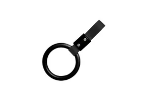 ROUND BLACK JDM TSURIKAWA RING SUBWAY TRAIN BUS HANDLE STRAP CHARM DRIFT - Bild 1 von 1