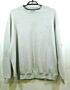 Felpa Champion Vintage Eco Grigio Cenere Girocollo Pullover Nuova Senza Etichetta Uomo Taglia 3XL - Foto 1 di 4