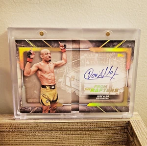 2024 Topps UFC Knockout Jose Aldo Auto Booklet From The Rafters Signature - Picture 1 of 15