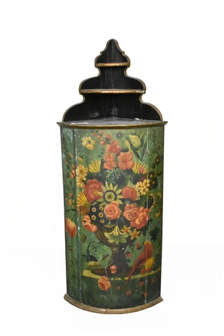 EUROPEAN 19TH CENTURY PAINTED CORNER CABINET Cover