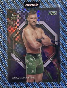 2024 Topps UFC Finest Dricus Du Plessis 1 Checkered Board Refractor LOW POP /150 - Picture 1 of 3
