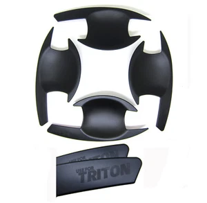 4 Door Matte Black Handle Bowl Insert Cover For Mitsubishi Triton MR MQ 15 2021 - Picture 1 of 5