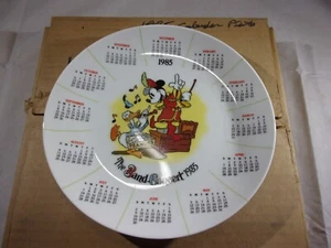 PLACA DE LA COLECCIÓN DISNEY ""THE BAND CONCERT"" PLACA DE CALENDARIO 1985 - Imagen 1 de 2