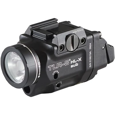 Streamlight TLR-8 HL-X SUB USB LED Light/Red Laser for 1913 Short Rail #69468 - Image 1 of 4