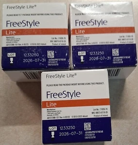 Freestyle Lite Test Strips 150 count 2026-07-31 - Picture 1 of 1