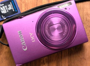 N MINT Canon IXY 430F Compact Digital Camera 16.1MP 5.0x English Japan Purple - Picture 1 of 11