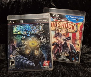 PS3 Bioshock Game Lot Bioshock 2 & Bioshock Infinite Complete - Picture 1 of 6