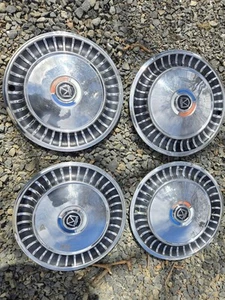 1963 Ford Fairlane Hubcaps Wheel Cover 14" 63 Hub Cap OEM Set 4 - Picture 1 of 6