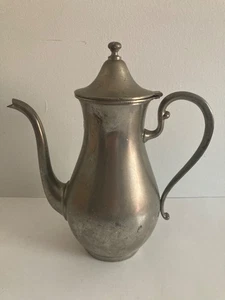 Vintage Holland Real Dutch Zinn Kaffeekanne Servierer Vintage 40er/50er Jahre - Bild 1 von 14