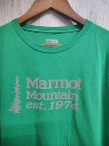 Camiseta gráfica Marmot Mountain para hombre XL verde - Imagen 1 de 4