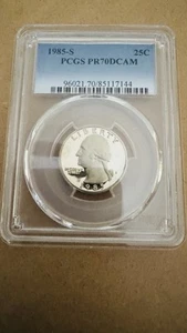 1985 S 25C Washington Quarter Proof PCGS PR70DCAM - Picture 1 of 2