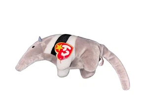 Ant Eater Ants Ty Beanie bebé peluche día B 7 de noviembre de 1997 retirado con etiquetas - Imagen 1 de 10