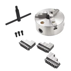 Mandril de 3 mordazas K11-160 mandril de torno de metal de 6" autocentrado nuevo - Imagen 1 de 11