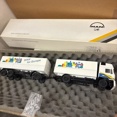 Conrad 1:50 Scale, MAN Truck And Trailer, . Diecast Model. — 第 1/4 张图片