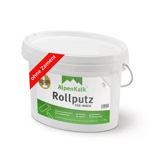 AlpenKalk® Rollputz rau (1,0 mm) jetzt 7 kg (5+2) / ca. 12 m² - Bild 1 von 1