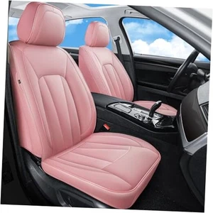 Seat Covers for Cars,Front Seats Universal Fit for SUV, Sedans Front Pair Pink - Picture 1 of 7