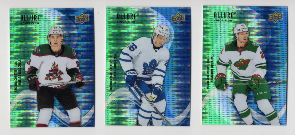2022-23 Upper Deck Allure Color Flow Green-Blue Spectrum #/50 Pick From List - Image 1 of 1