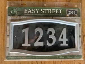 SIGNO DE DIRECCIÓN con 26 números de 4" 15,55" x 8,27" placa de calle fácil - Imagen 1 de 7